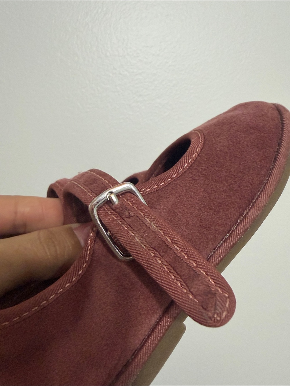 Zara Suede Kids Mary Jane Shoes - Picture 7 of 9